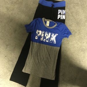 Tropical palm yoga set